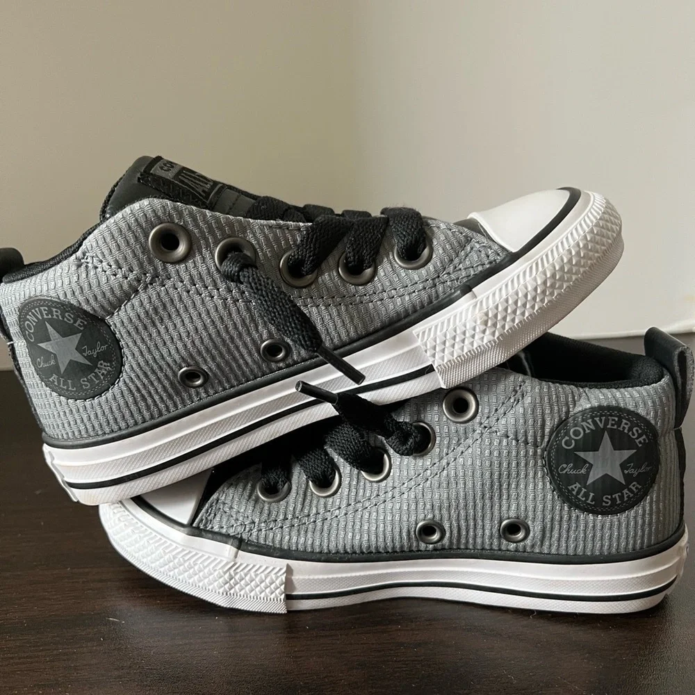 Converse Black and Gray Sneakers Iconic Design
